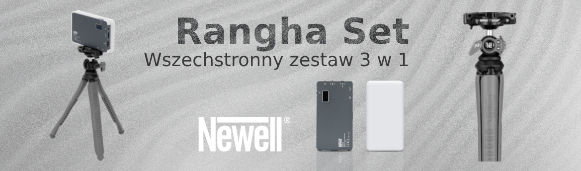 Newell Rangha Set - zestaw oświetleniowy, lampa ze statywem